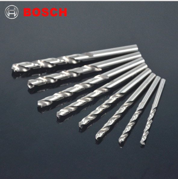 博世麻花钻头电钻铝铁金属打孔博士直柄麻花钻不锈钢板架子1-13MM