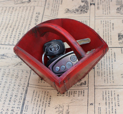 Daily gold income antique rice scoop small size/storage box/antique jewelry box film and television ancient costume props/wedding gift