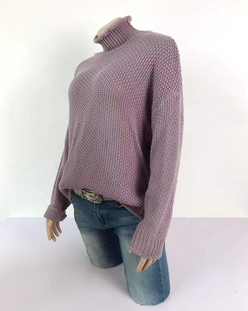 casual loose long-sleeved sweater tops  NSLK11414