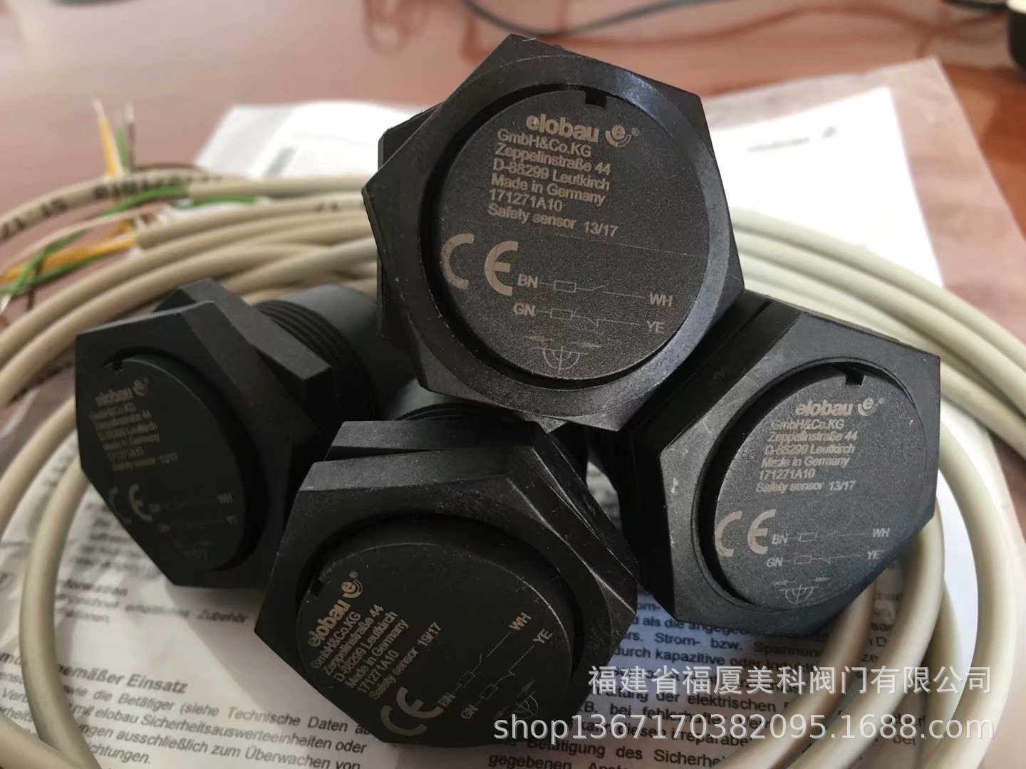 代理德国ELOBAU爱乐宝磁性开关 接近开关114V62A0D 117611E1