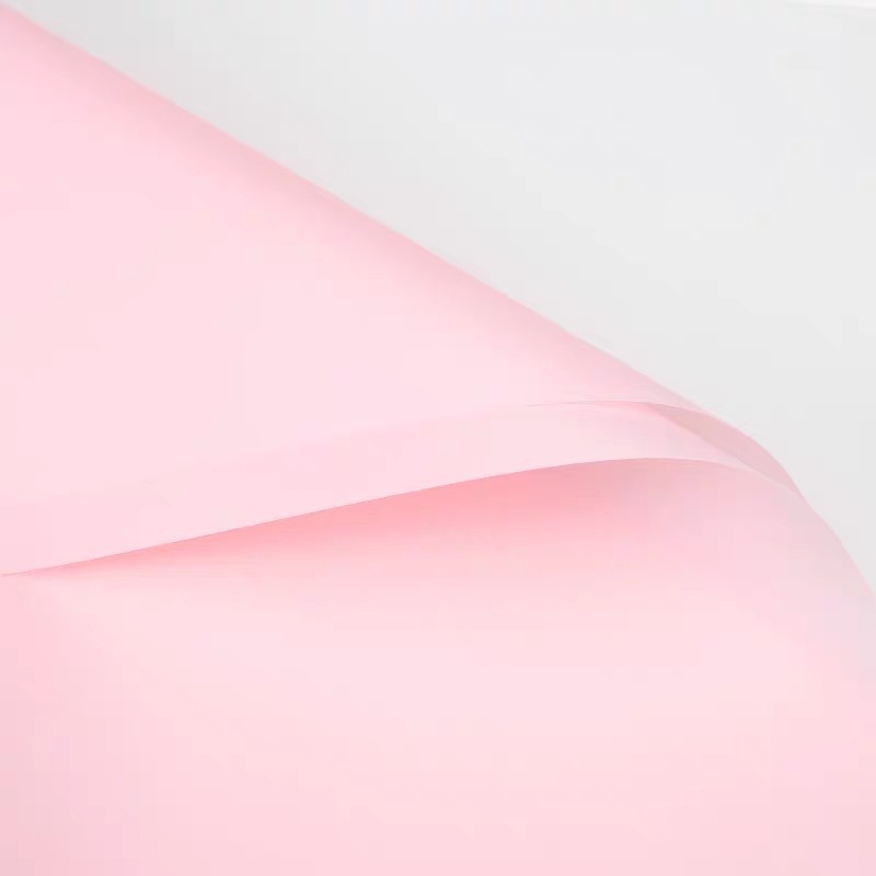 Papel liso coreano de color sólido papel de miel papel floral papel de embalaje de flores papel de regalo floral papel de regalo de ramo coreano