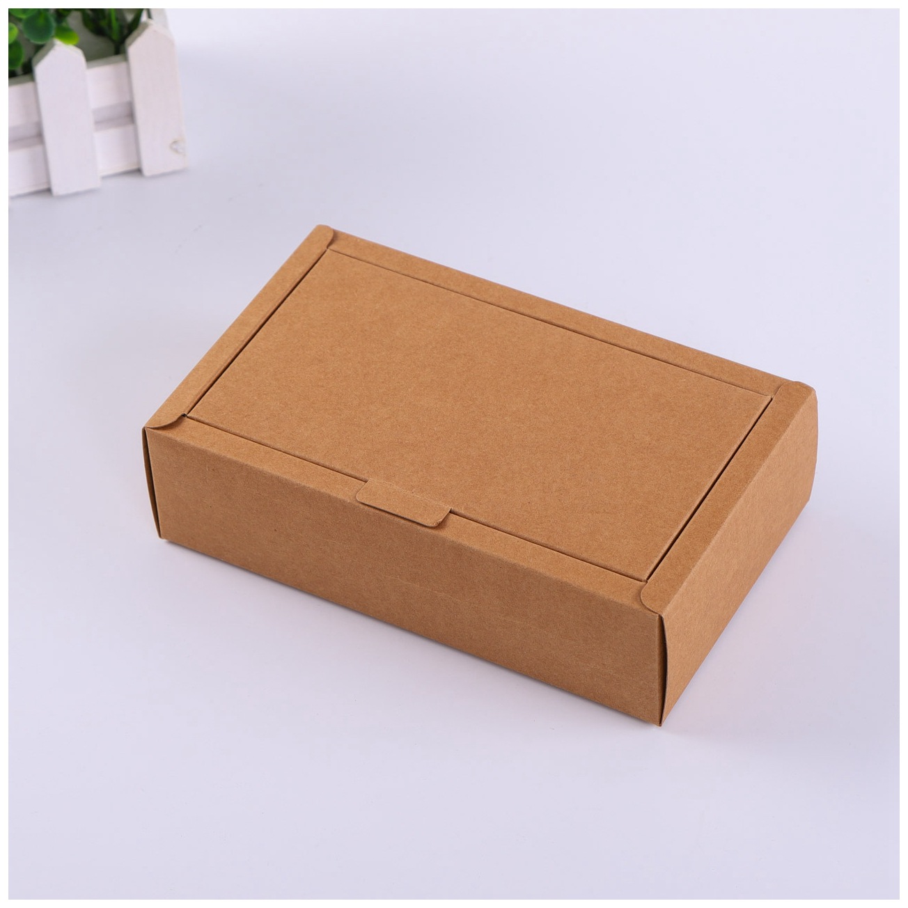 硬飞机盒定制牛皮纸盒包装礼盒可印刷logo外卖餐盒厂家批发