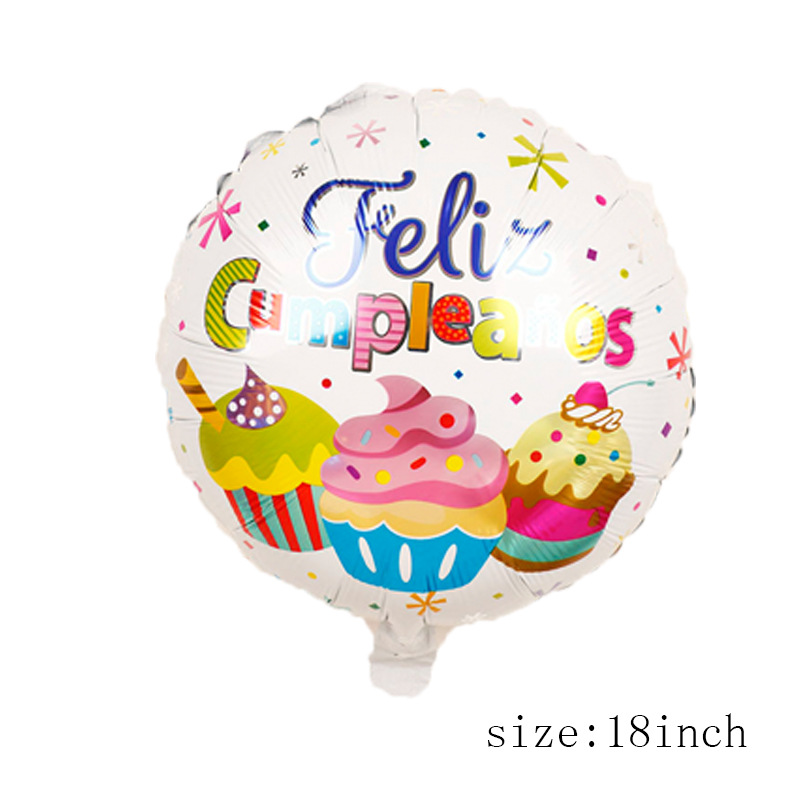 18寸西语生日3蛋糕