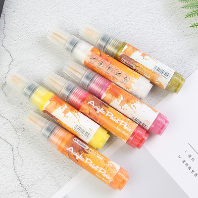 overseas大容量丙烯马克笔人体彩绘水性笔涂鸦陶瓷标记号笔