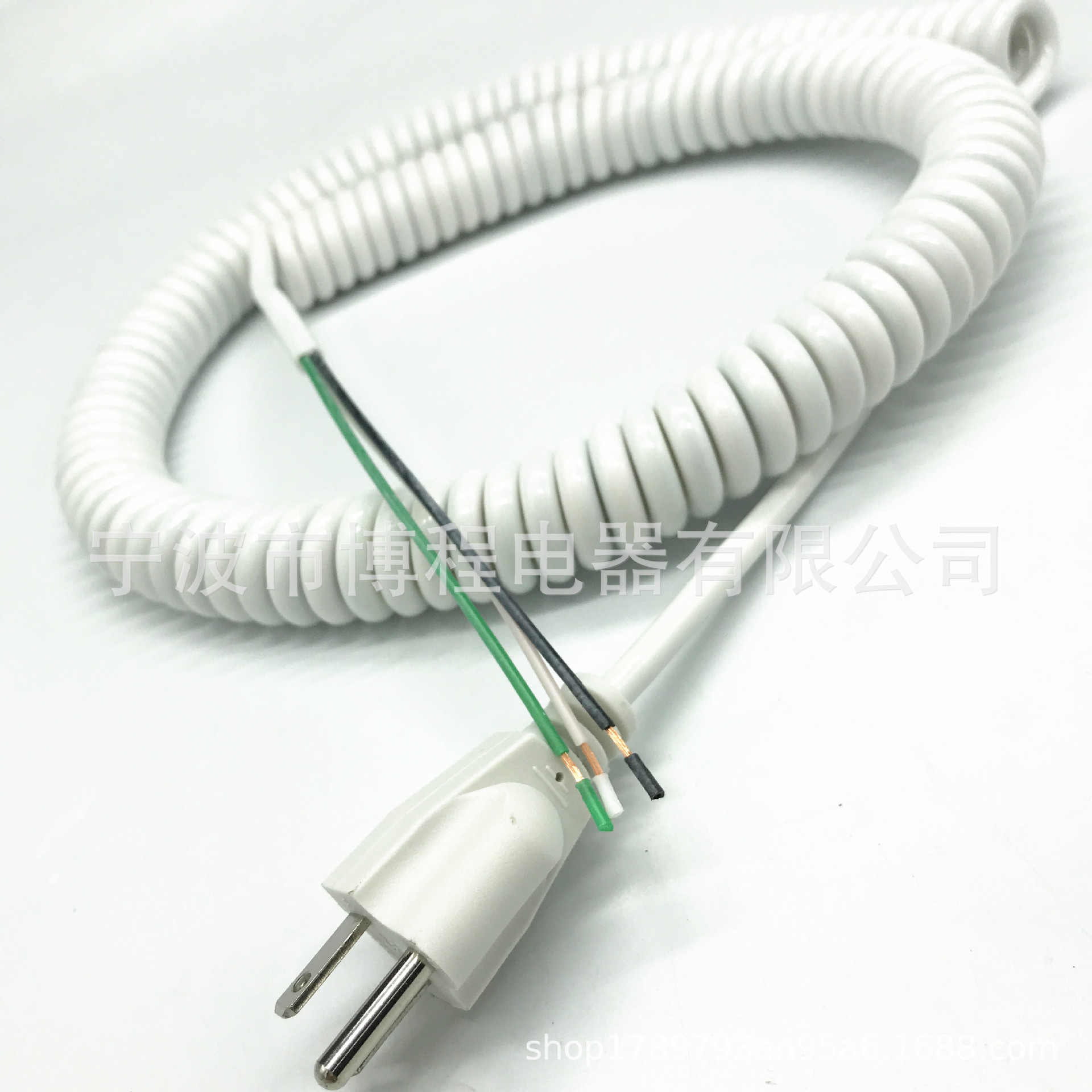 PU弹簧线TPU弹工电源线PVC欧标日本电话线tpu线缆弹簧线螺旋线缆