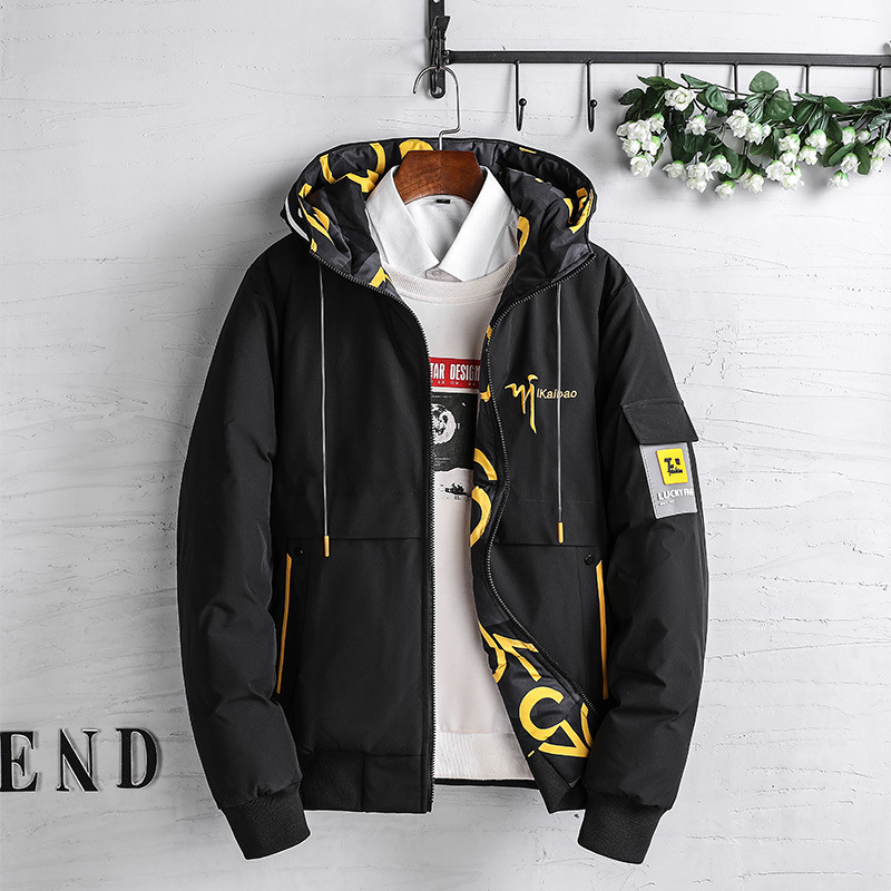 傑裏文斯｜棉衣男 冬季2019新品加厚男裝潮流棉衣男外套 男式棉服