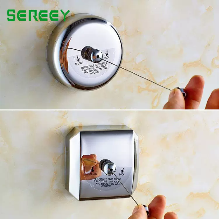 304不锈钢伸缩晾衣绳  酒店室内晾衣绳  阳台隐形晾衣架晾衣绳