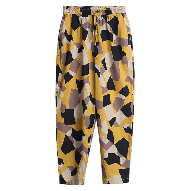 Hallen Trousers Female Twin Printed Trousers Summer Suit New 