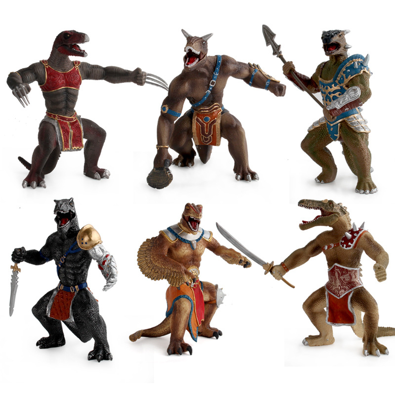 Nuevo modelo transfronterizo juguete hoz cuerno de dragón Pluma de dragón Dragón de uñas dragón espina dorsal Dragón Tyrannosaurus Dragón Guerrero