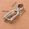 Accessory, crystal jade, pendant, emerald lock, necklace, silver 925 sample