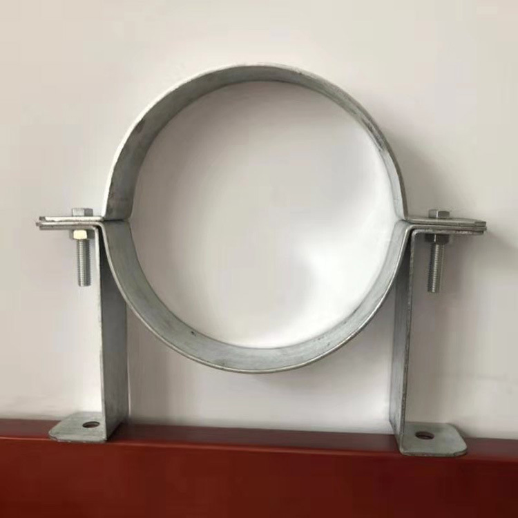 桥梁抱箍U型管卡排水管定位不锈钢镀锌抱箍盘式吊卡熟铁镀锌管卡-阿里巴巴