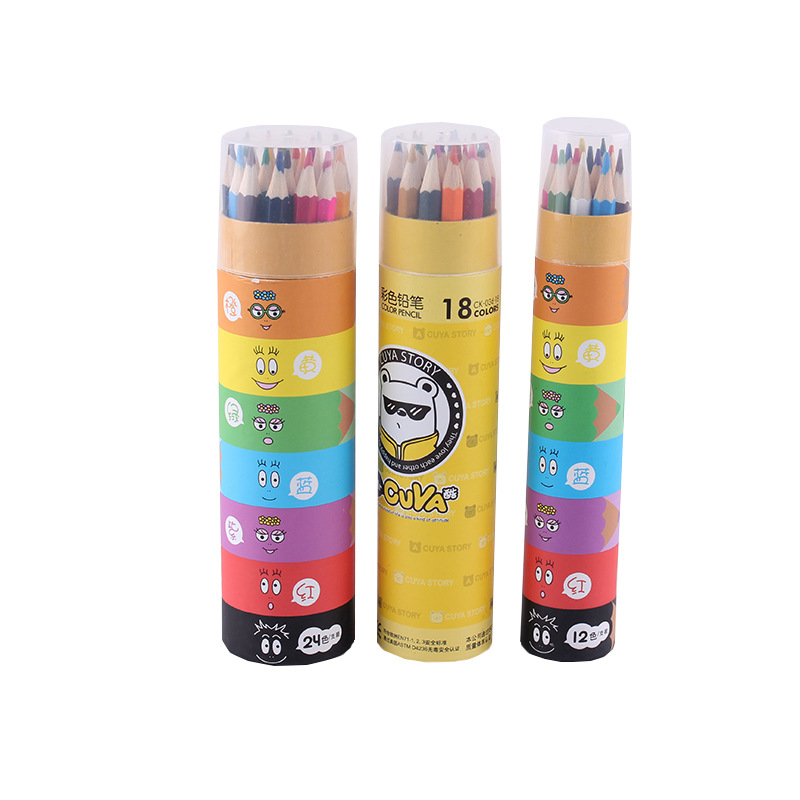 1 color lápiz pintura aceitosa lápiz estudiante kindergarten suministros de arte 24 colores 36
