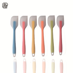 Factory supply semi-transparent silicone spatula 2, baking cake cream mixing spatula 1cm semi-transparent spatula