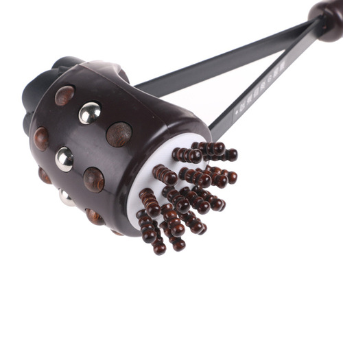 Direct Selling Promise 111 Ball Massage Roller New Multifunction Elastic Wood Massage Hammer Elderly Massage Hammer