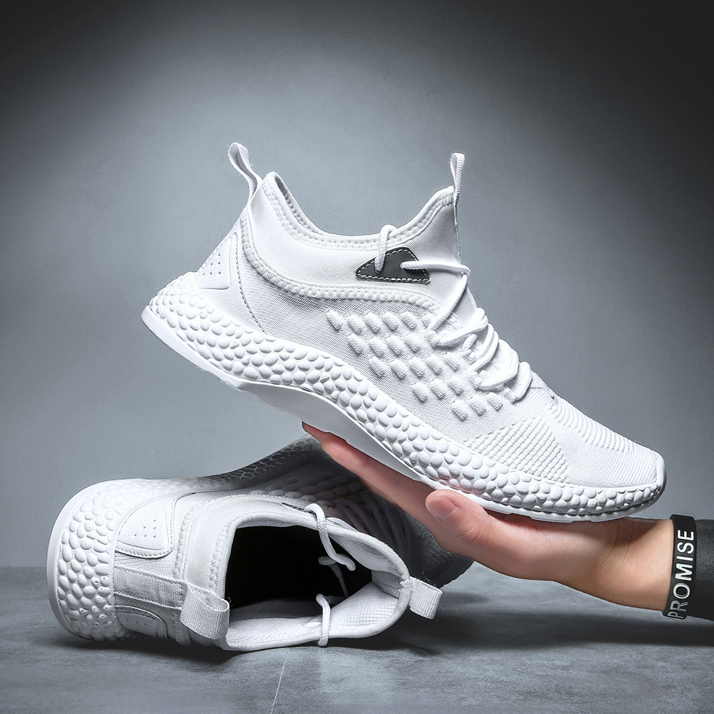 男鞋2019夏季新款飞织运动百搭休闲韩版潮鞋小白鞋潮流跨境大码鞋|ru