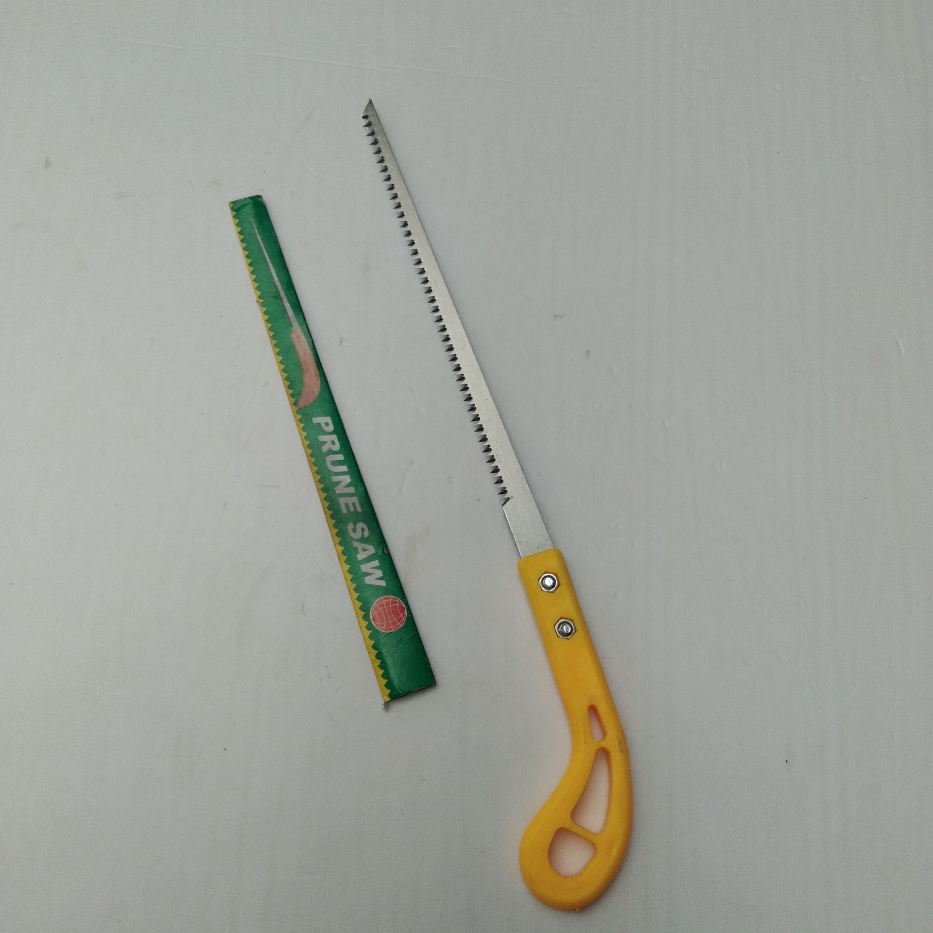 手板锯 塑料木柄带锯条钢锯子 家用园林树枝手动木工锯