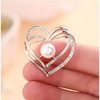 High-end metal universal brooch lapel pin, pin from pearl, accessory, Korean style, wholesale