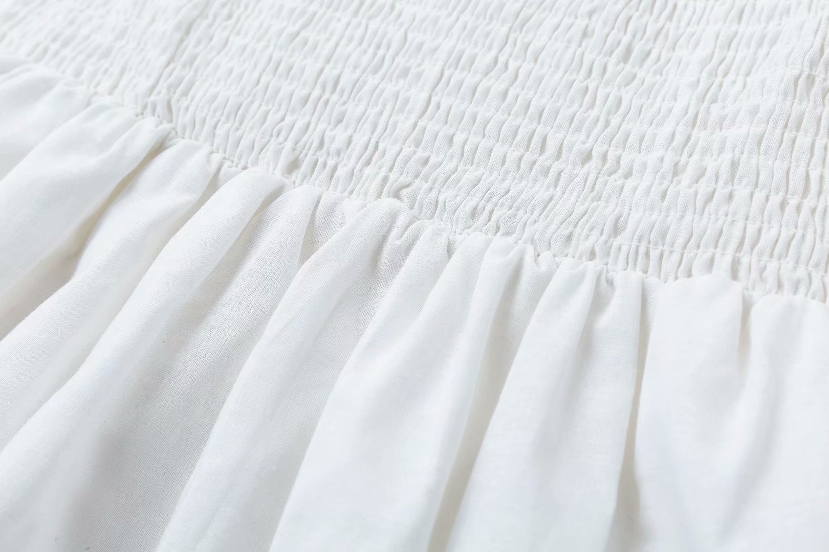 Polyester Fashionskirt(White-S) NHDS0699-White-S