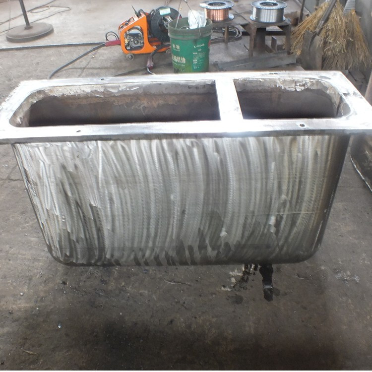 坩埚 方形  镁合金熔炼坩埚 厂家镁合金定量炉配套复合钢板坩埚