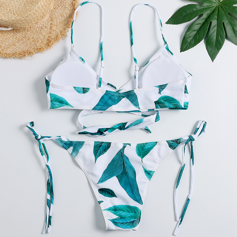 Leaf Print Bikini