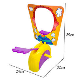 爆款奶油打脸机互动奶油砸派机亲子桌面游戏打脸机整蛊玩具厂家