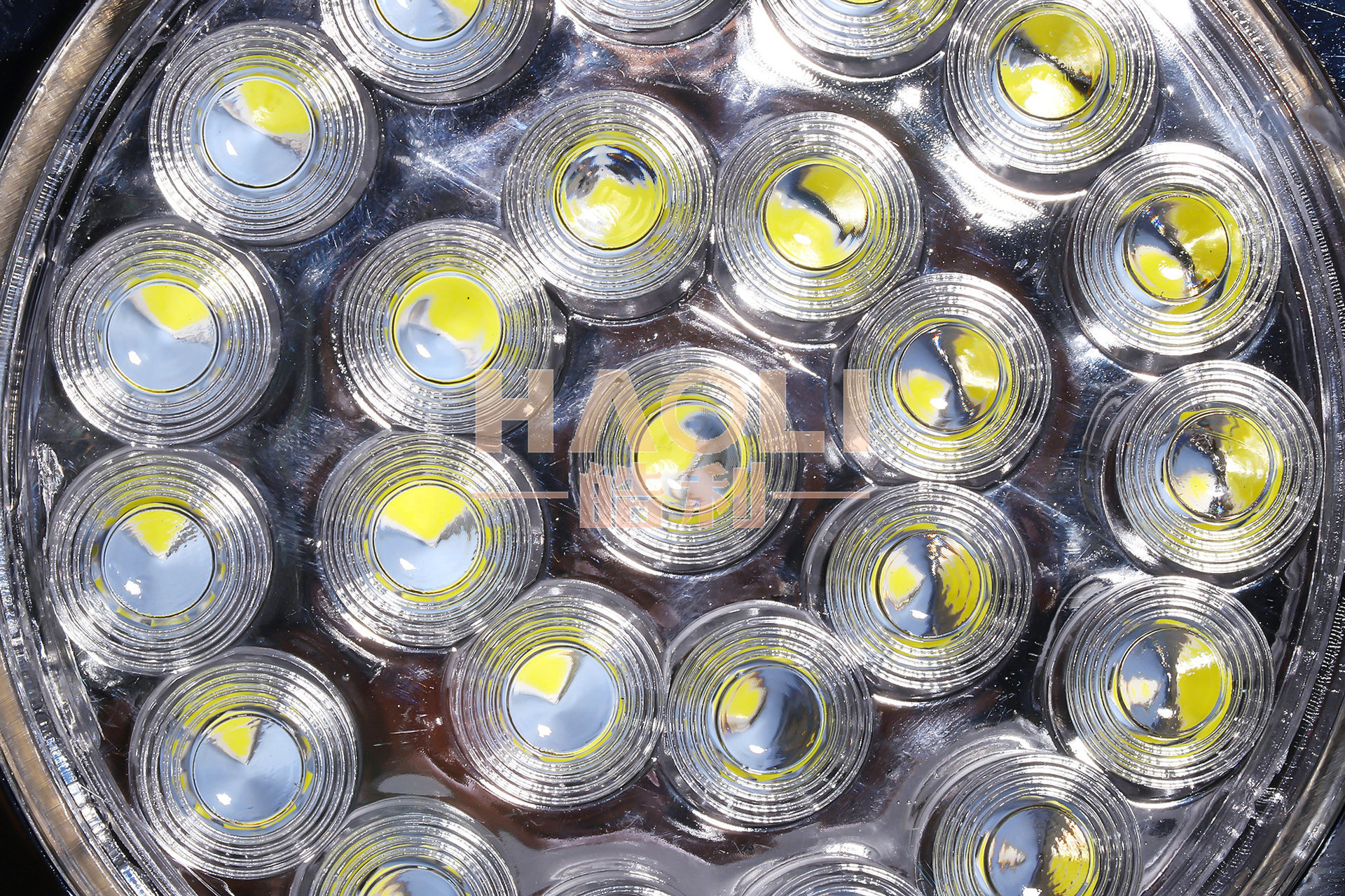 亚马逊 12v 24V 边灯 24LED 塑料电镀圈LED圆灯 高亮HL-L-008-2-阿里巴巴