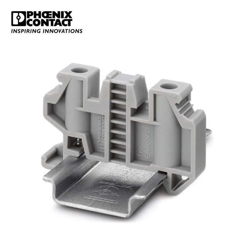 菲尼克斯 支撑二三层端子末端终端固定件 - E/UK-NS 35 - 1202577