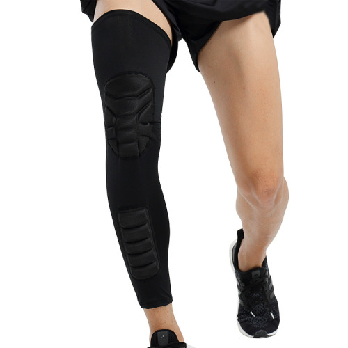 Cross-border sports knee warming breathable impact protection for large and small leg covers outdoor basketball soccer honeycomb impact protective gear