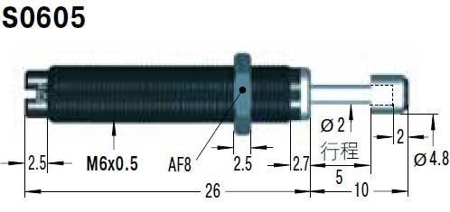 ACE油压缓冲器 美国ACE不可调液压缓冲器S06051，S06052