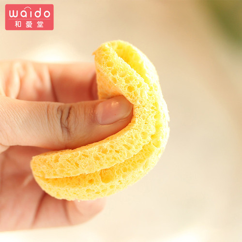 Wood pulp facial cleansing sponge, facial wipes, sponge cotton, cleansing women's face, delicate and soft, large makeup remover