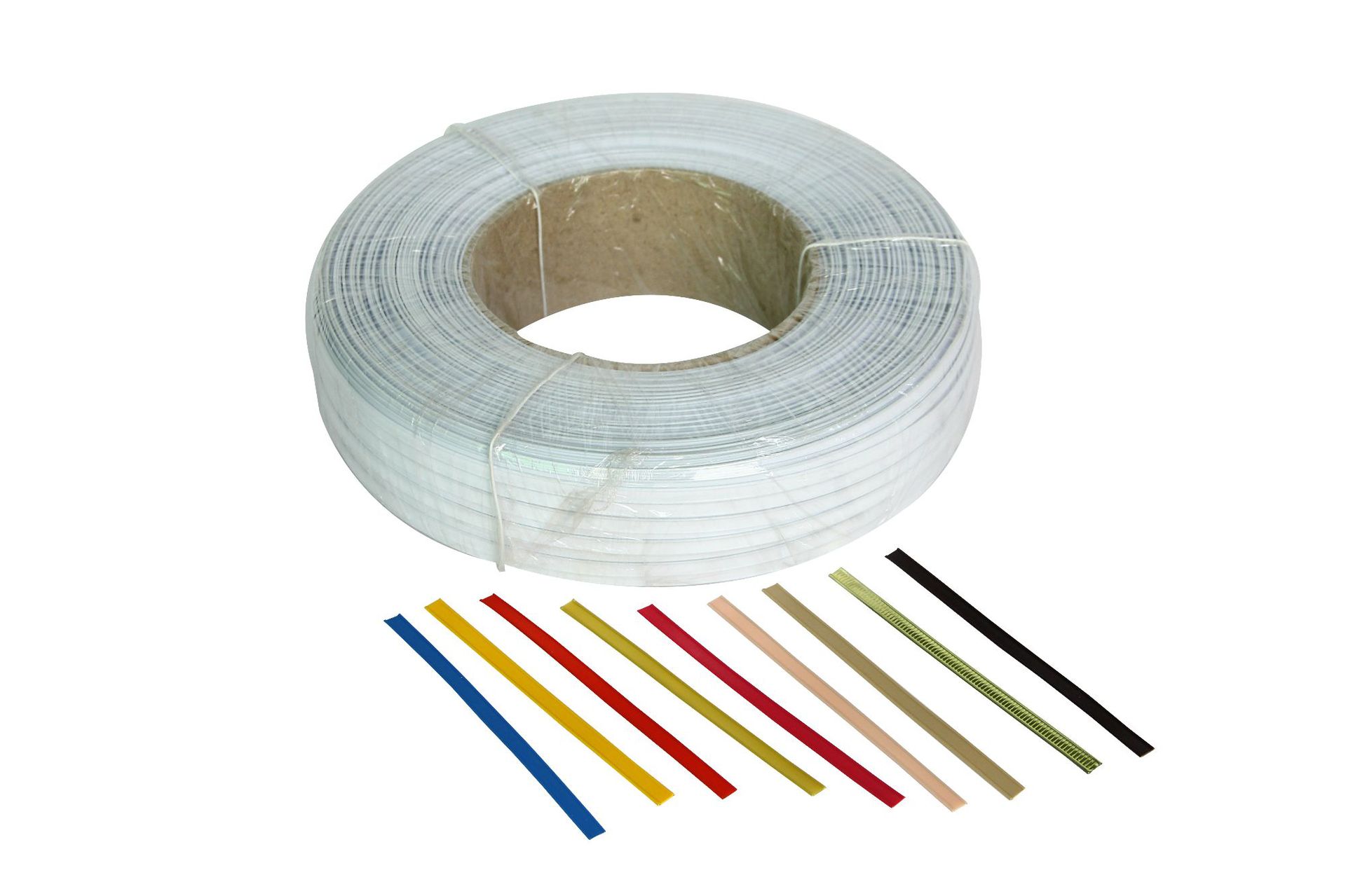 供应铁丝扎带 包胶双心扎线 包胶线 包铁线 铁包线 塑料扎丝