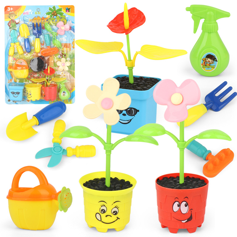 Cross border Amazon New products Flower toys Children children interest Play house suit New year toy