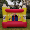 Manufactor Customized outdoors small-scale inflation Mischievous Castle Trampoline children household large Toys Cartoon Castle Jumping bed