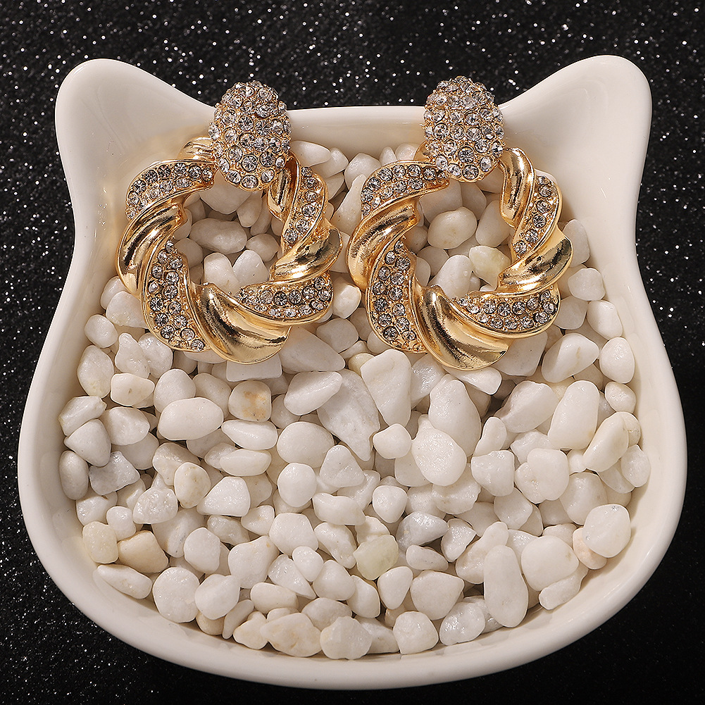 Alloy Wild Earrings With Diamonds display picture 8