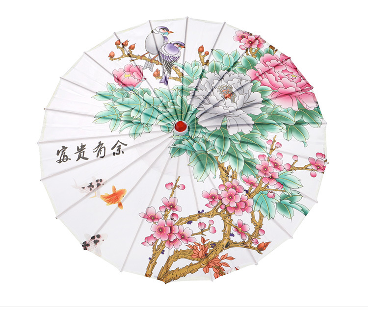 Wholesale of wedding product creative decorative umbrellas, handcrafted bamboo edge craft multi-color oil-paper umbrellas, scenic area event decorative umbrellas, dance prop umbrellas detail image 12