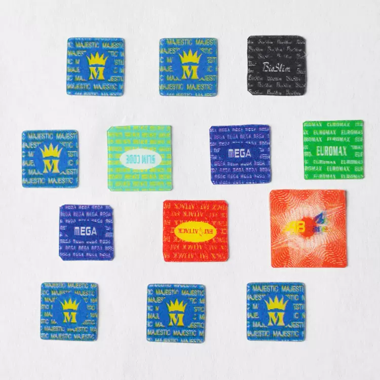 设计定制3Ｄ防伪小标签3d印刷卡片PVC PP PET卡片三维立体小标