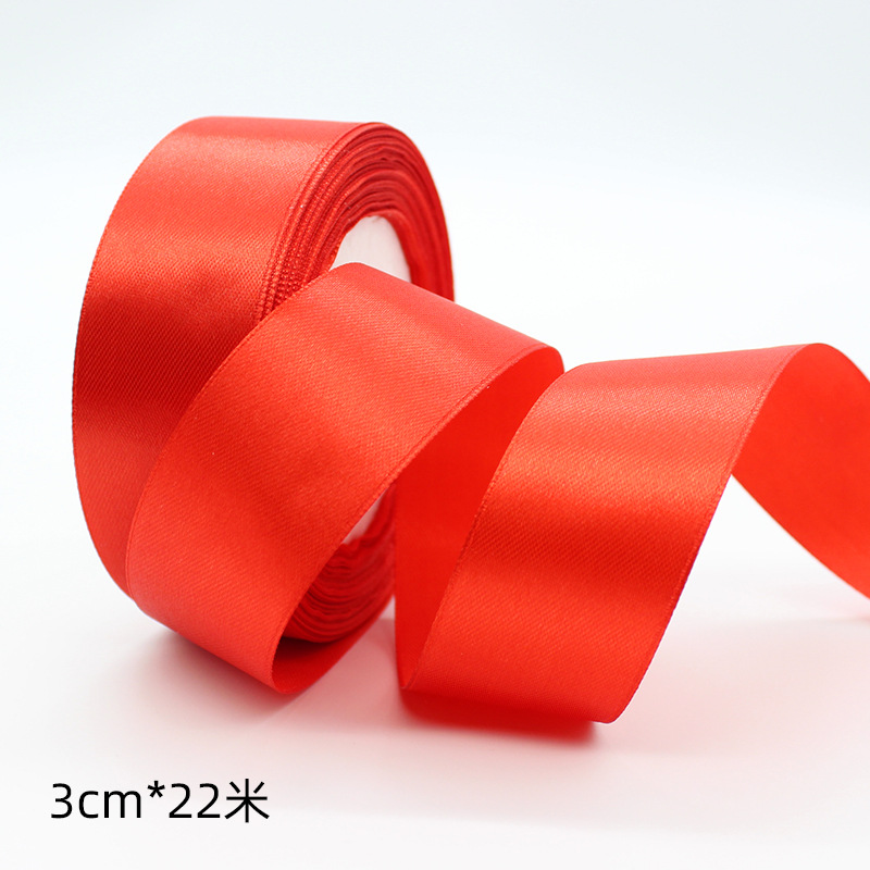 Fábrica al por mayor 1/2/4/5cm cinta de embalaje rojo hilo cinta de embalaje de regalo