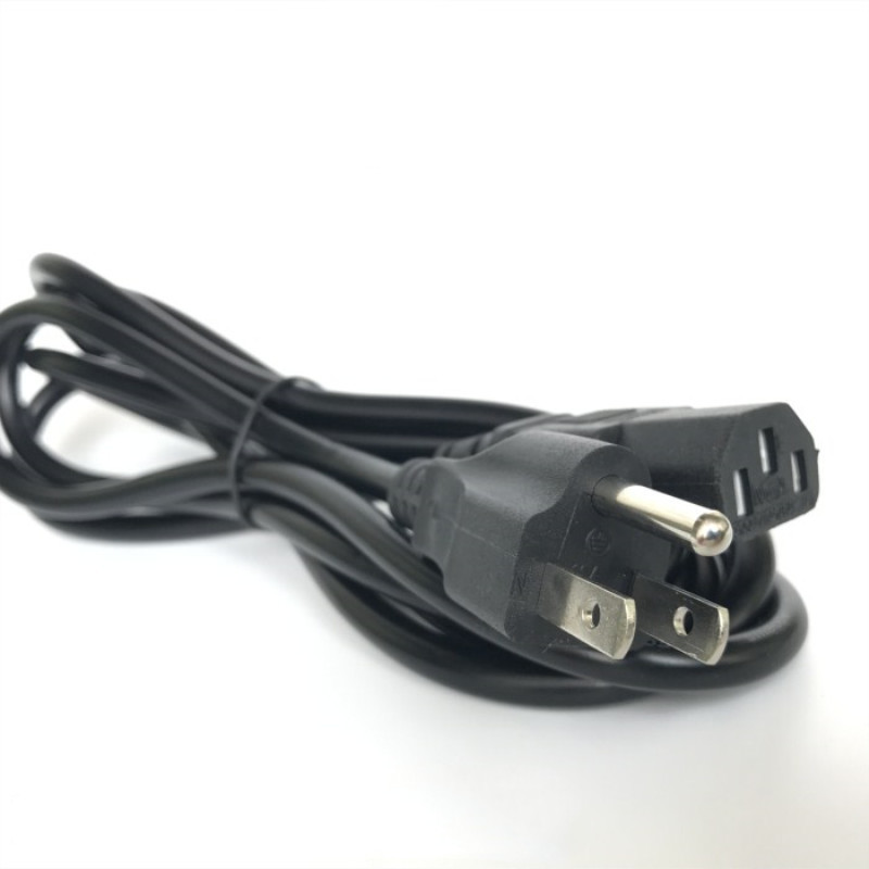 美规铜包铝三孔电源线台式电脑主机电源线电饭锅电源线三芯带插头