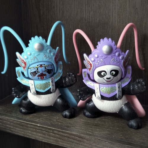 Panda Mask Changing Face Puppet - Random Four Faces, Sold as One for Foreign Children's Street Vendor Toys