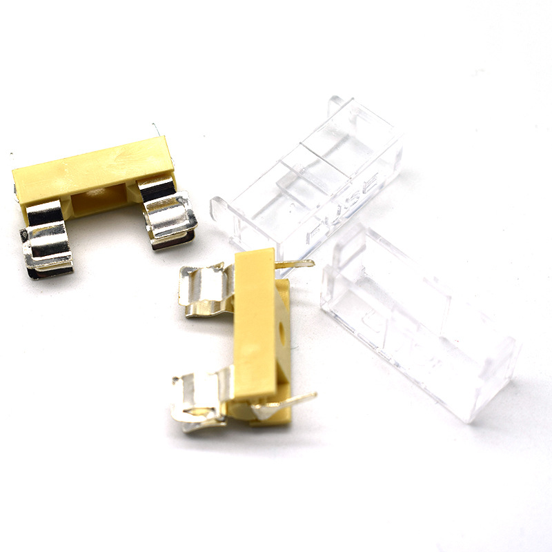 pcb板安装保险丝座 5*20过载熔断电路保护器件电气控制板定制批发