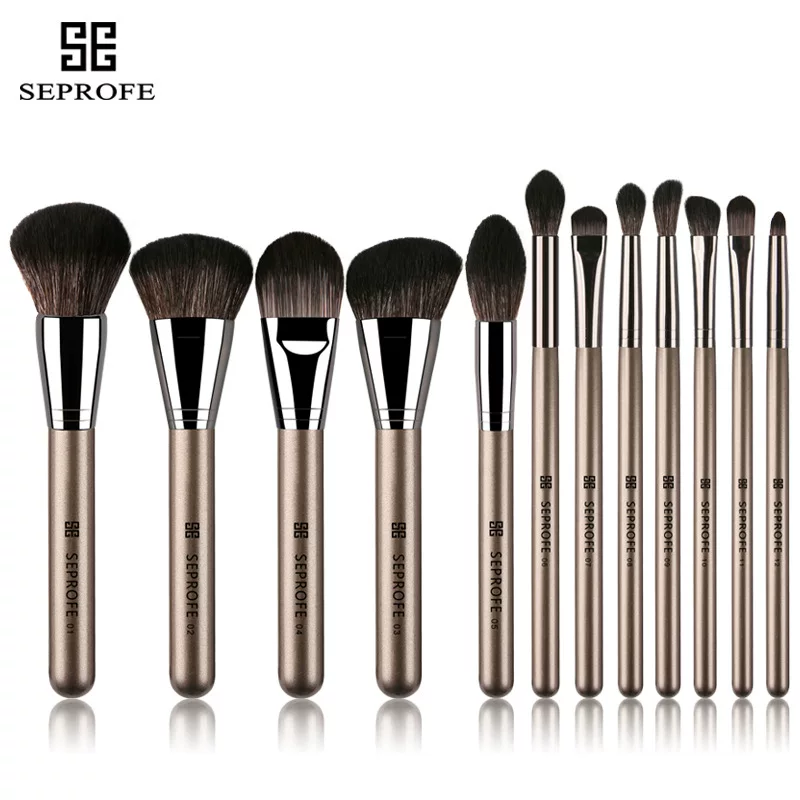  Brush, loose powder for contouring, face blush, makeup primer, new collection, 12 pieces, full set, wholesale