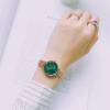 Bag, green watch, fresh brand bracelet, simple and elegant design, Korean style