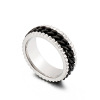 Accessory stainless steel, men's retro fashionable chain, ring, suitable for import, wholesale, European style