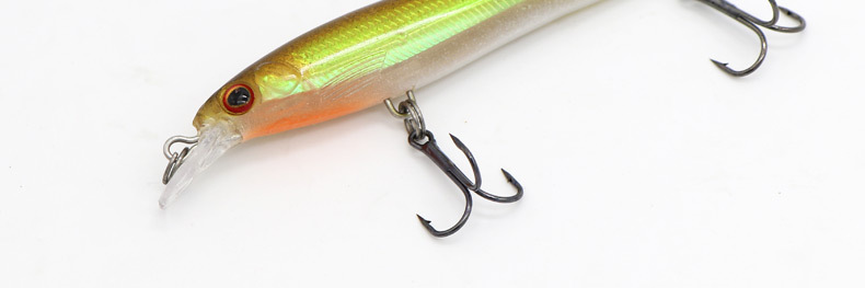 Shallow Diving Minnow Lures Hard Plastic Baits Bass Trout Fresh Water Fishing Lure