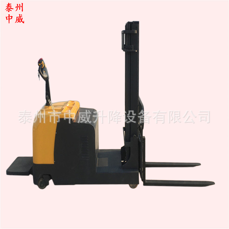 1吨1.5吨2吨平衡重全自动叉车 无腿电动堆高车 站驾式电瓶升高车