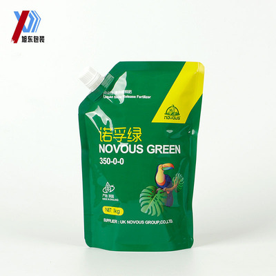 厂家定制1L农药化肥自立吸嘴袋耐腐蚀液体化工产品密封包装袋子