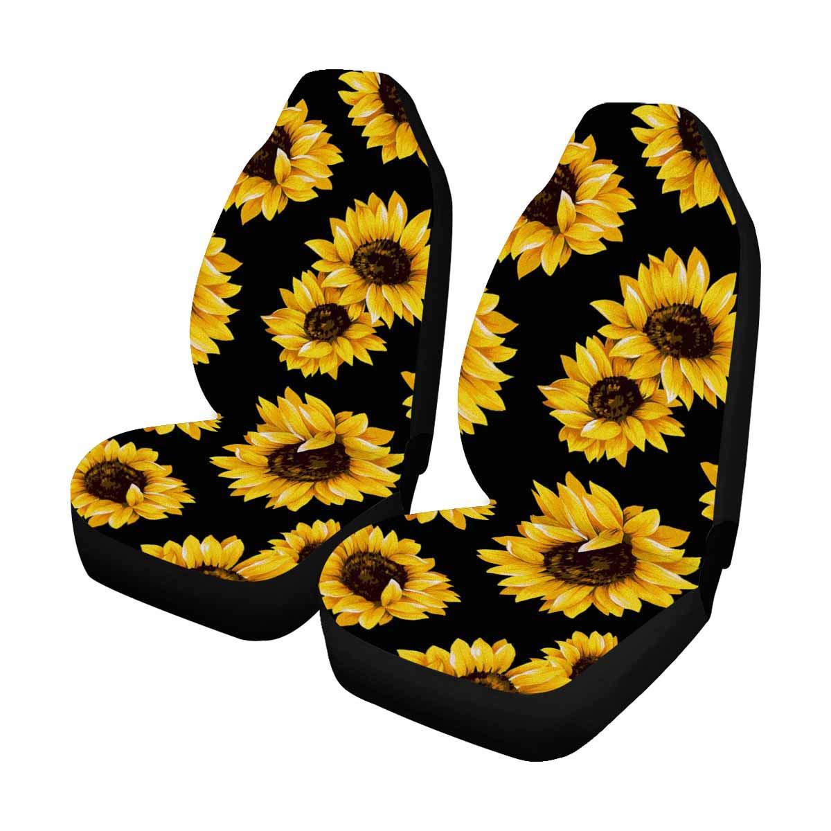 Sunflower Foreign Trade wish AliExpress car seat cover all-inclusive cross-border sunflower flower print Amazon