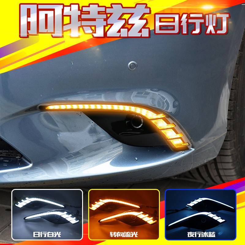 Aplicable a 17 años Mazda Atz Luz de marcha diurna Atz diurna Luz de niebla modificación de la luz