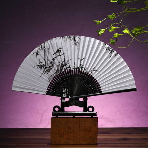 Chinese Fan Chinese Hanfu hand Fan Chinese ink painting folding fan classic plum blossom women fan elegant fragrant paper ancient fan