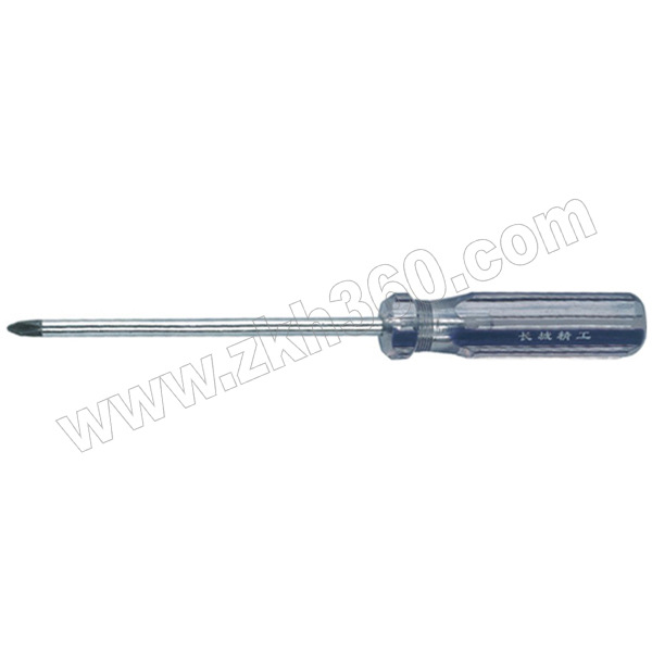 CR-V蓝透双色彩条柄旋具十字GREATWALL/长城精工GW-270196#2×6